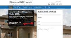 Desktop Screenshot of discountnchomes.com
